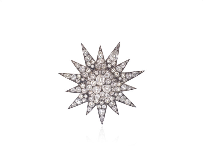 A highly important and historical diamond brooch by Köchert, circa 1887, from the collection of Wilhelm, Duke of Württemberg