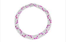 Beauvince Burma Floral Suite (79.44 ct Diamonds & Rubies) in White Gold