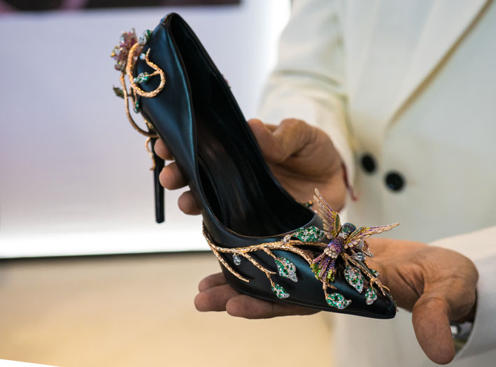 Diva Jewels, alta gioielleria applicata a  una calzatura