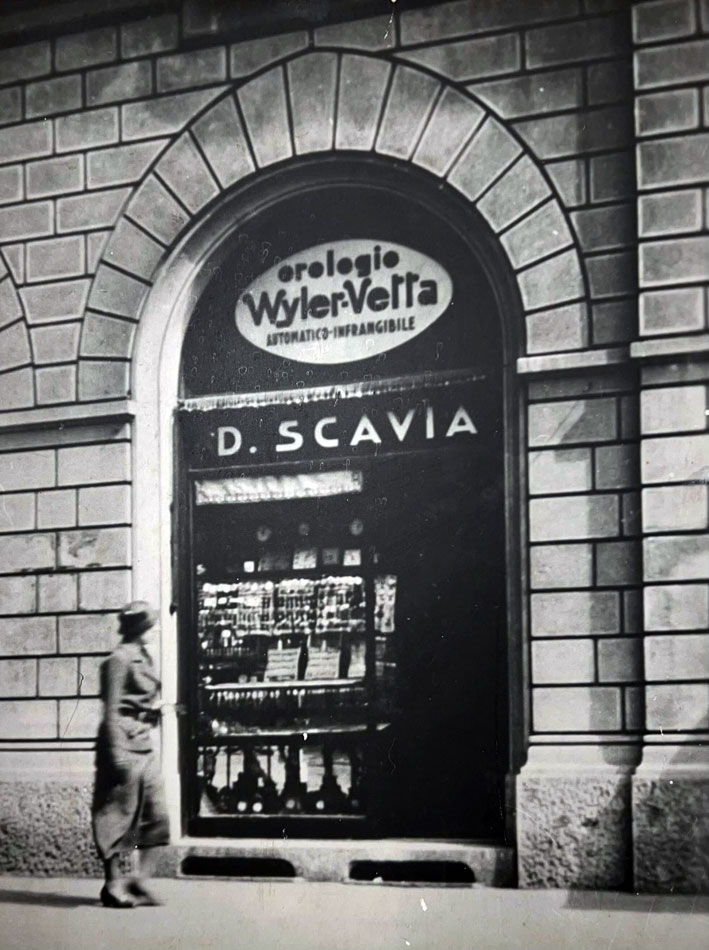 Il primo negozio Scavia a Milano