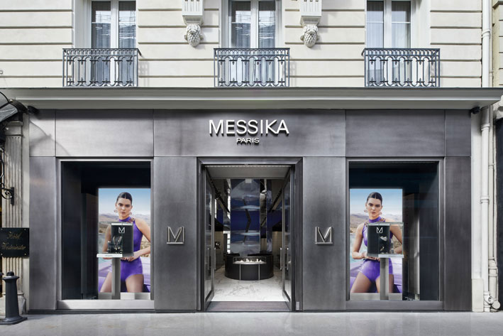 L'esterno della boutique Messika