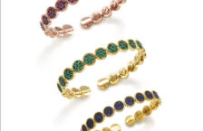 Bracciali Paillettes con pavé di rubini, smeraldi e zaffiri