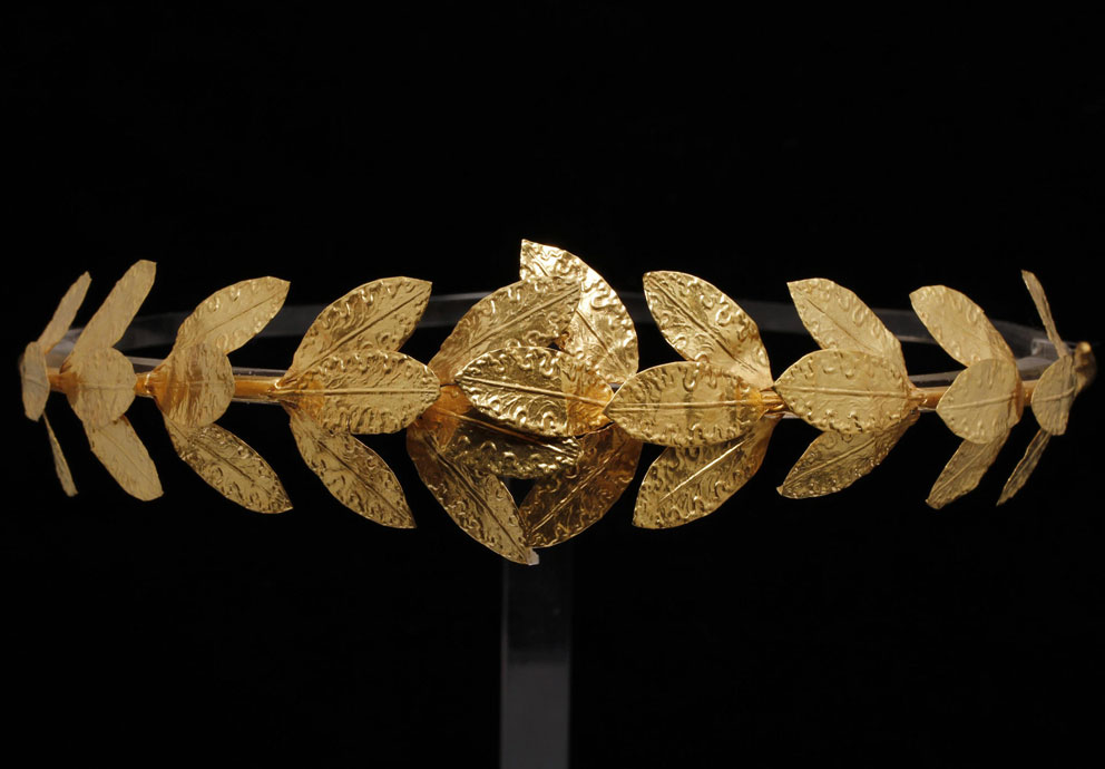 Corona aurea. Museo Archeologico Nazionale di Taranto