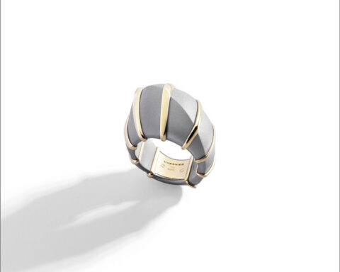 Anello in alluminio, oro rosa