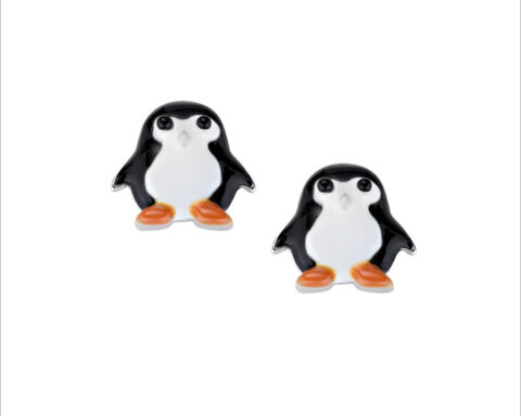 Orecchini pinguino