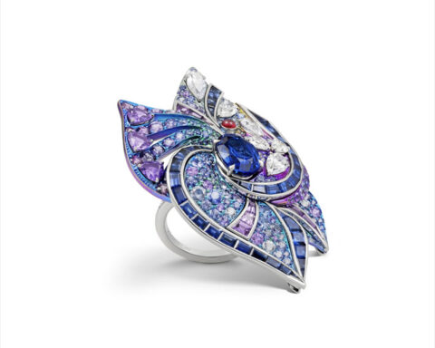 Gübelin, Vibrant Wings, sapphire and titanium