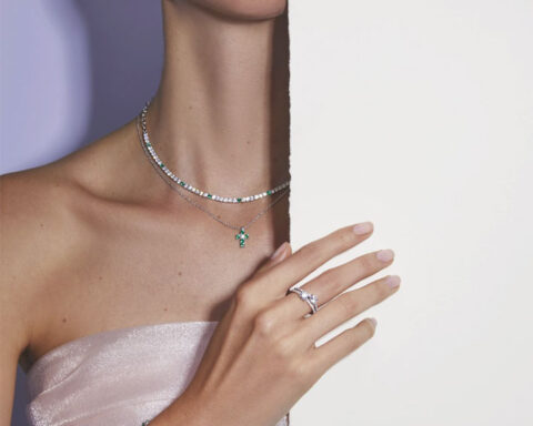Collezione Tesori, argento e cubic zirconia