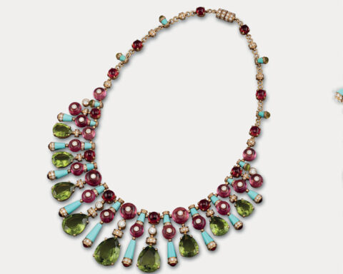 Collana della collezione alta gioielleria di Bulgari