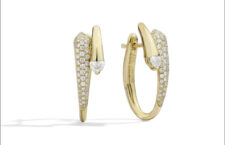 Orecchini in oro giallo e diamanti Anniversary More