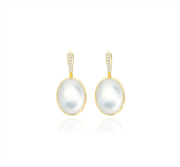 Nouveaux bijoux de la collection Boules de Nanis 4 Orecchini in oro e madreperla