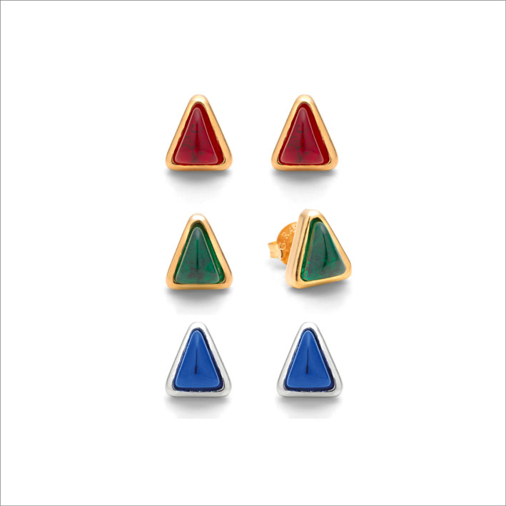 Orecchini a bottone Blade Colour