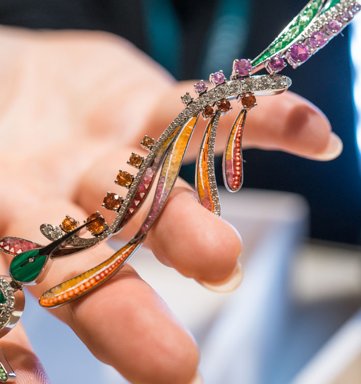 Joyería Sicis: Ligera como un colibrí 3 Collana Colibrì, dettaglio. Copyright: gioiellis.com