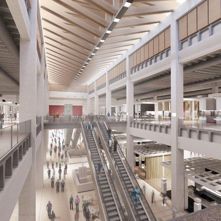 Rendering del nuovo padiglione di Fiera Vicenza