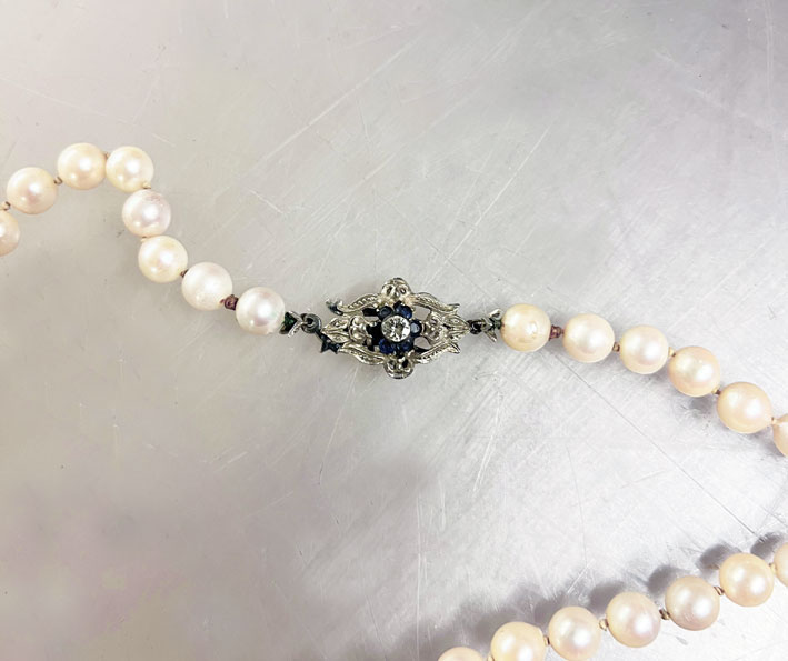 Collana di perle vintage