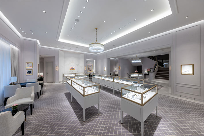 Lo store Harry Winston a Tokyo