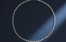 Girocollo in oro bianco e diamanti, collezione Anniversary Love Contrarié di Recarlo