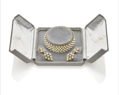 Gianmaria Buccellati, demi parure Solo Oro in oro bianco e giallo