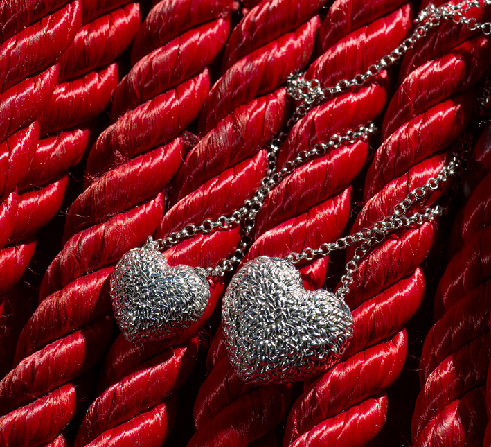 Corazones y Labios de Diseño con Cierre Gioielli 1 Pendenti a forma di cuore