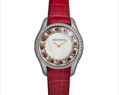 Sixteen Stone Ruby watch by Tiffany