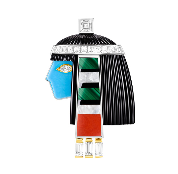 Spilla della collezione Fascinating Egypt di Van Cleef & Arpels