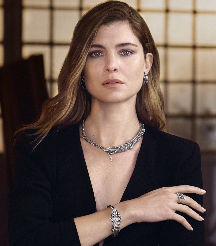 Set Coccodrillo in argento