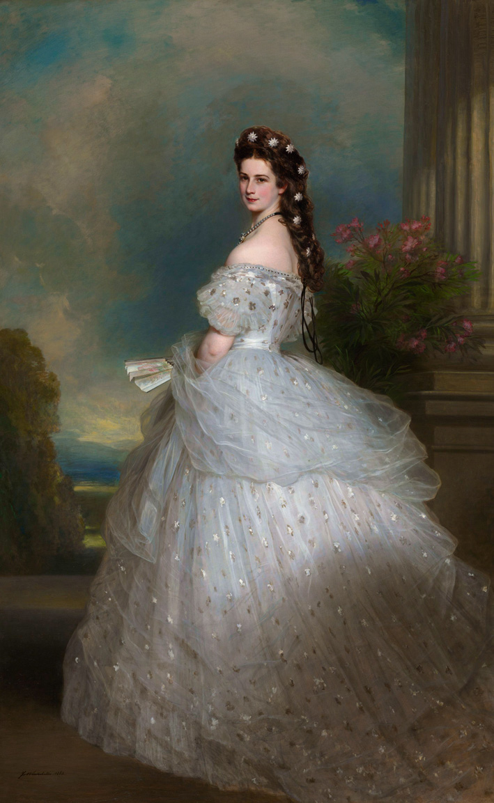 Una tiara ispirata a Sissi all’asta di Sotheby’s Milano 1 Elisabetta d’Austria, meglio conosciuta come Sissi, dipinta da Franz Xaver Winterhalter nel 1865