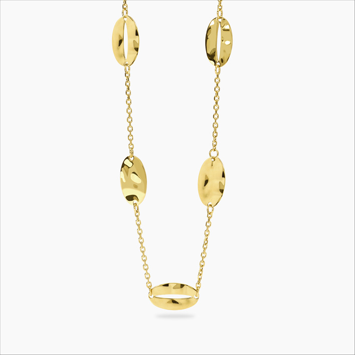 Herbstlicher Schmuck von Kidult 2 Collana in metallo dorato