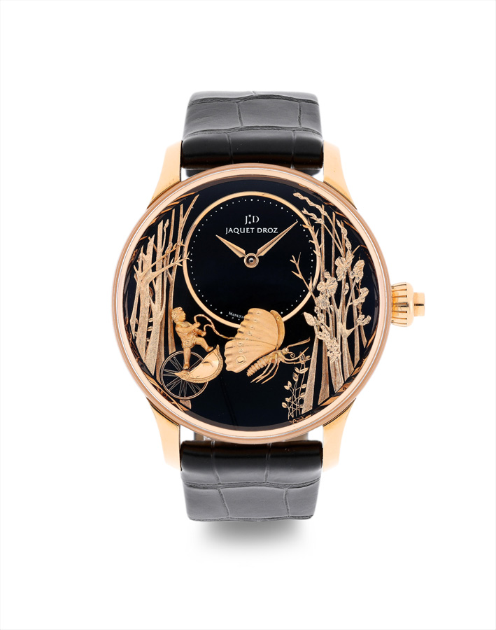 Gioielli e orologi da Dorotheum 3 Orologio da polso automa Jaquet Droz, Loving-Butterfly, con statuetta automa, edizione limitata