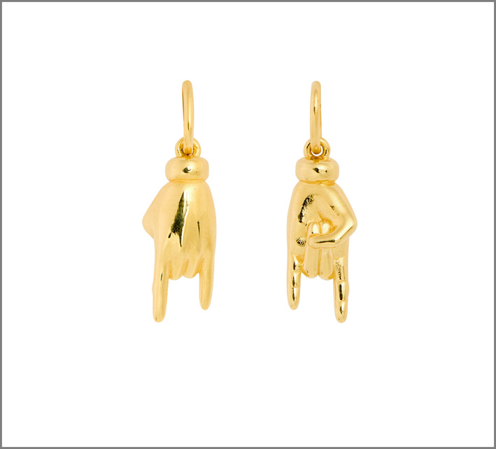 VFS con ciondoli in cerca di fortuna 1 Ciondolo a forma di mano con corna